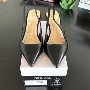 Nine West Classic Black Pointed Heels